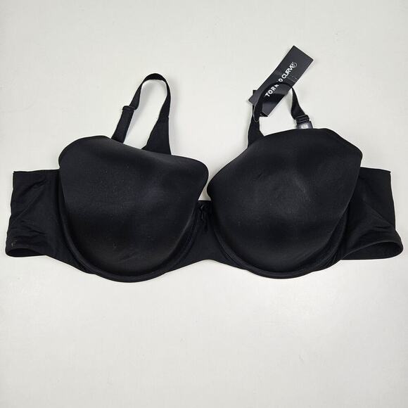NEW Torrid 360 Back Smoothing T-Shirt Bra 52B Black Perfect Coverage NWT - Picture 1 of 8